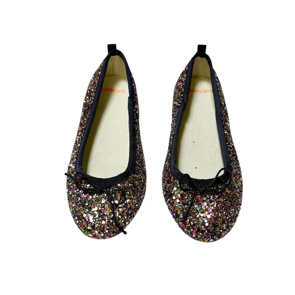 Crewcuts Glitter Ballet Flats Size 13